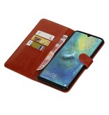 Style de livre Pull Up pour Huawei Mate 20 X Brown