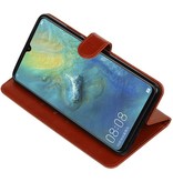 Style de livre Pull Up pour Huawei Mate 20 X Brown