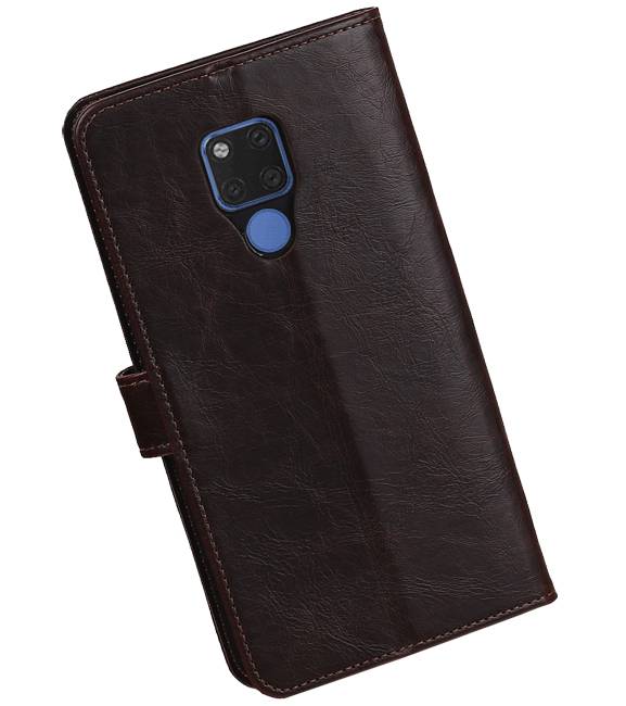 Pull Up Bookstyle voor Huawei Mate 20 X Mocca