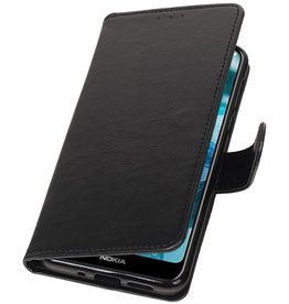 Pull Up Bookstyle pour Nokia 7.1 Noir