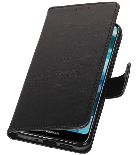 Pull Up Bookstyle für Nokia 7.1 Black