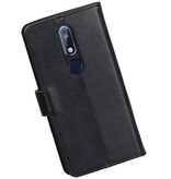 Pull Up Bookstyle for Nokia 7.1 Black
