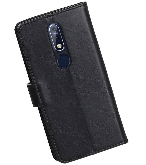 Pull Up Bookstyle for Nokia 7.1 Black