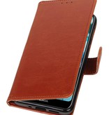 Pull Up Bookstyle for Nokia 7.1 Brown