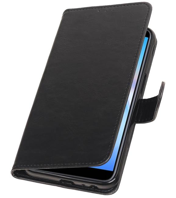 Pull Up Bookstyle pour Samsung Galaxy J6 Plus Noir