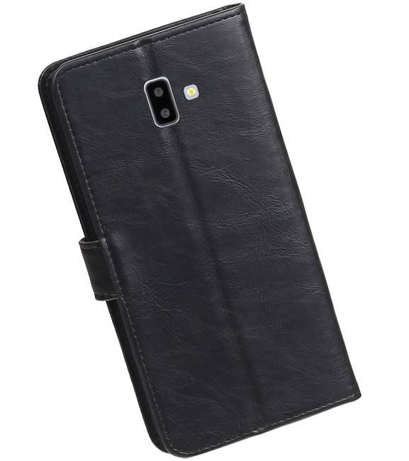 Pull Up Bookstyle for Samsung Galaxy J6 Plus Black