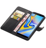 Pull Up Bookstyle for Samsung Galaxy J6 Plus Black