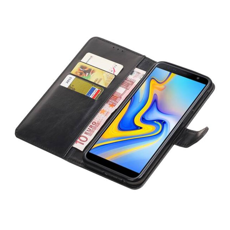Pull Up Bookstyle para Samsung Galaxy J6 Plus negro
