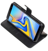 Pull Up Bookstyle for Samsung Galaxy J6 Plus Black