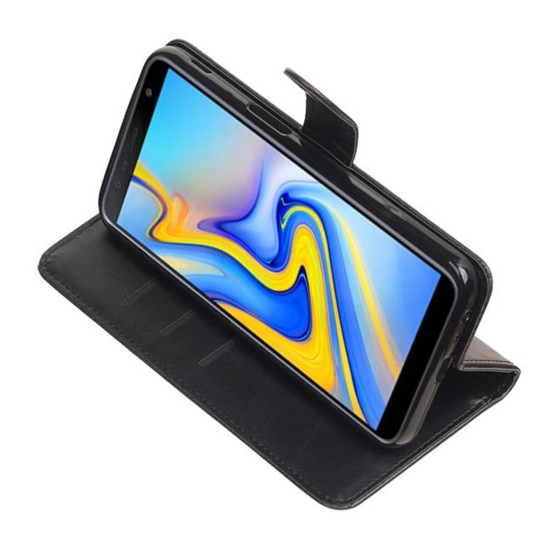 Pull Up Bookstyle para Samsung Galaxy J6 Plus negro