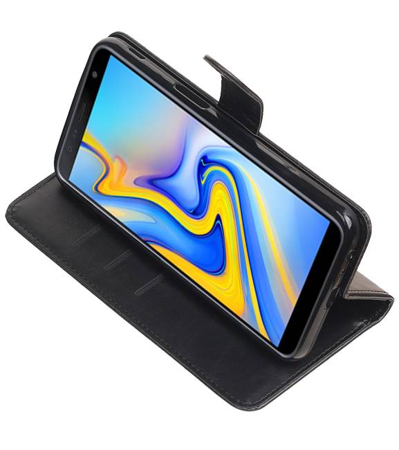 Pull Up Bookstyle for Samsung Galaxy J6 Plus Black