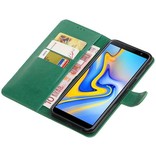 Pull Up Bookstyle per Samsung Galaxy J6 Plus Green