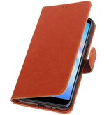 Pull Up Bookstyle pour Samsung Galaxy J6 Plus Brown