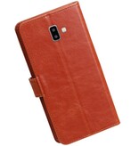 Pull Up Bookstyle für das Samsung Galaxy J6 Plus Brown
