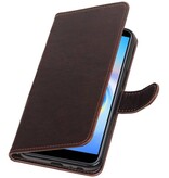 Pull Up Bookstyle für das Samsung Galaxy J6 Plus Mocca