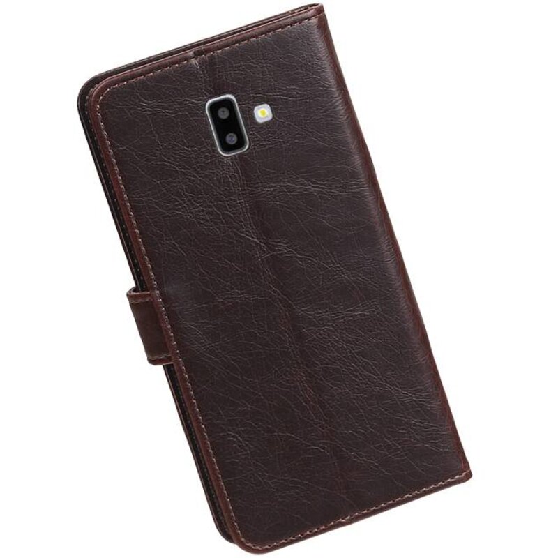 Pull Up Bookstyle para Samsung Galaxy J6 Plus Mocca