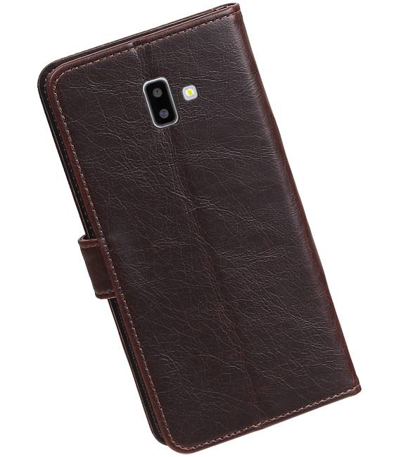 Pull Up Bookstyle for Samsung Galaxy J6 Plus Mocca