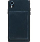 Standing Back Cover 1 Passes for iPhone XR Navy