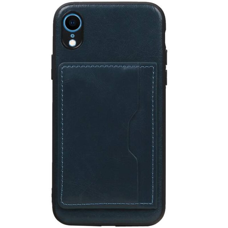 Standing Back Cover 1 Passes for iPhone XR Navy