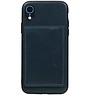 Stand Back Cover 1 Pases para iPhone XR Navy