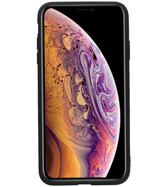 Standing Back Cover 1 Passes für iPhone XS Max Schwarz