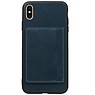 Standing Back Cover 1 Passes für das iPhone XS Max Navy
