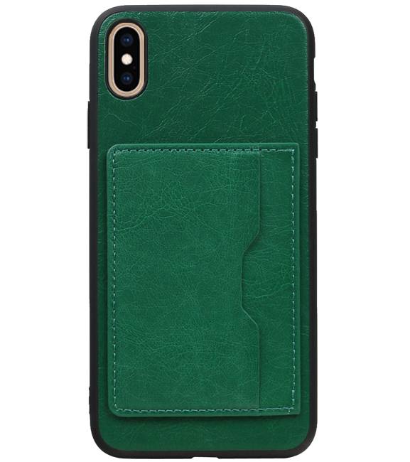 Standing Back Cover 1 Passes for iPhone XS Max Green