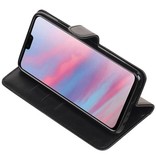 Pull Up Bookstyle voor Huawei Y9 2019 Zwart