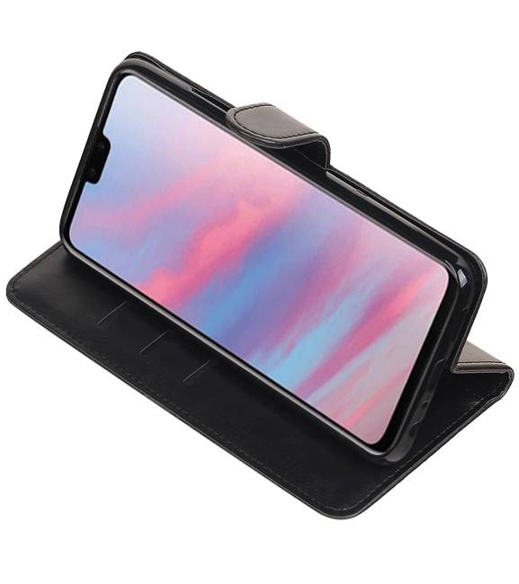 Style de livre Pull Up pour Huawei Y9 2019 noir