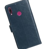 Pull Up Bookstyle per Huawei Y9 2019 Blu