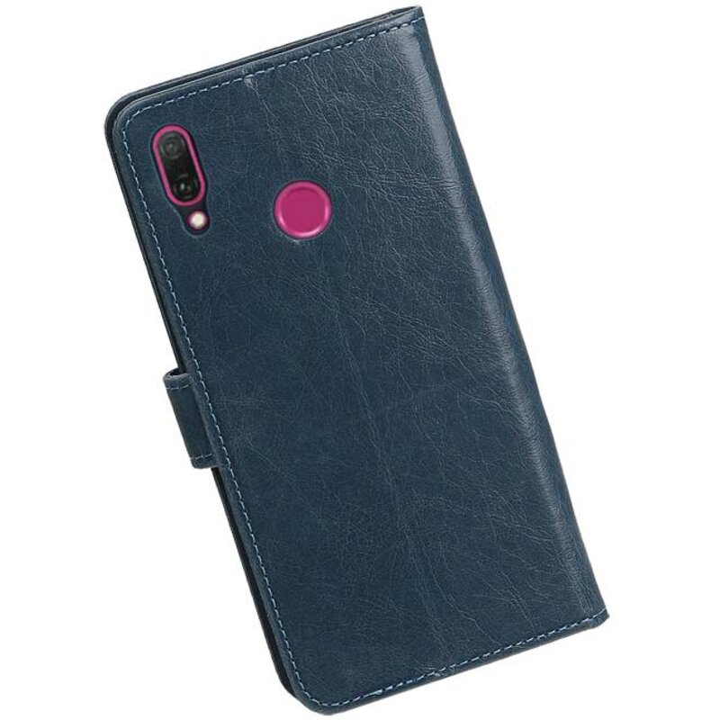 Pull Up Bookstyle pour Huawei Y9 2019 Bleu