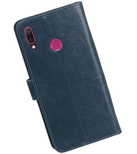 Pull Up Bookstyle für Huawei Y9 2019 Blau