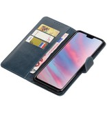 Pull Up Bookstyle für Huawei Y9 2019 Blau