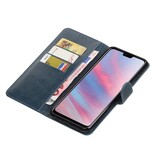 Pull Up Bookstyle für Huawei Y9 2019 Blau