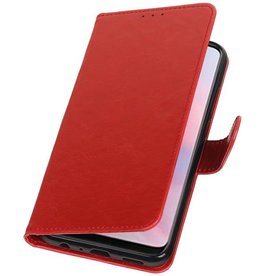 Style de livre Pull Up pour Huawei Y9 2019 rouge