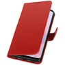 Style de livre Pull Up pour Huawei Y9 2019 rouge