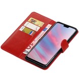 Pull Up Bookstyle für Huawei Y9 2019 Red