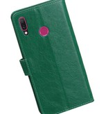 Pull Up Bookstyle pour Huawei Y9 2019 Vert