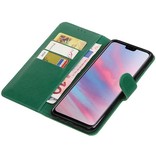 Pull Up Bookstyle für Huawei Y9 2019 Grün