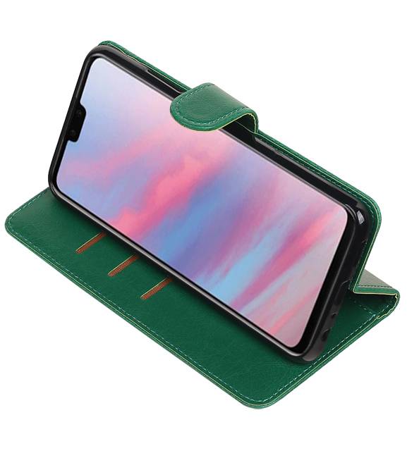 Pull Up Bookstyle for Huawei Y9 2019 Green