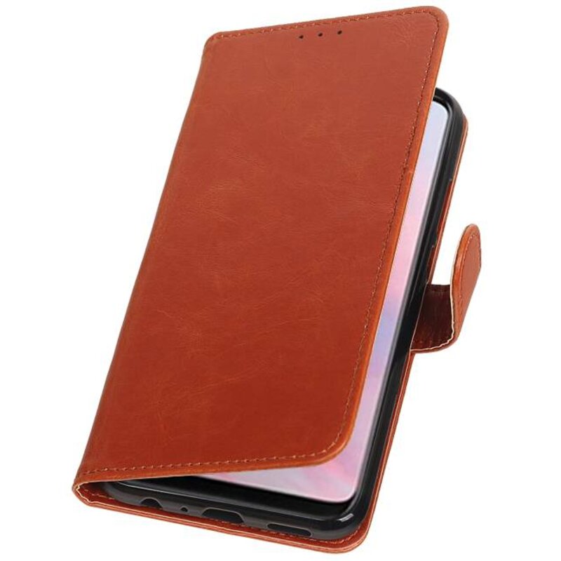 Pull Up Bookstyle pour Huawei Y9 2019 Marron