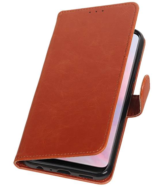 Pull Up Bookstyle pour Huawei Y9 2019 Marron