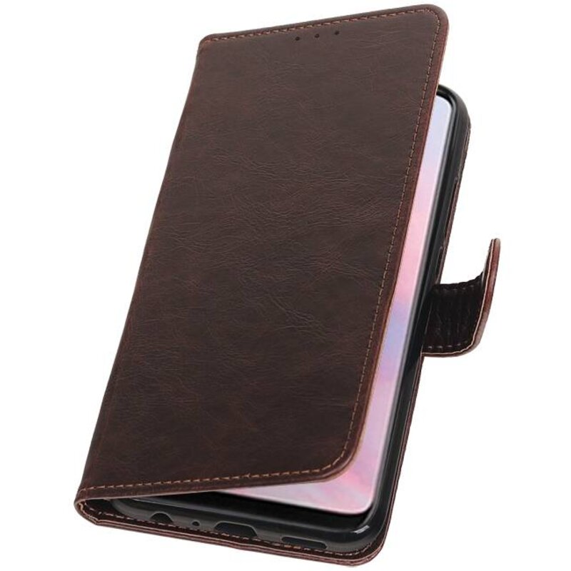 Style de livre Pull Up pour Huawei Y9 2019 Mocca