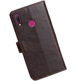 Style de livre Pull Up pour Huawei Y9 2019 Mocca