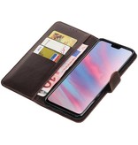 Pull Up Bookstyle voor Huawei Y9 2019 Mocca