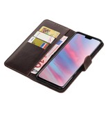 Style de livre Pull Up pour Huawei Y9 2019 Mocca