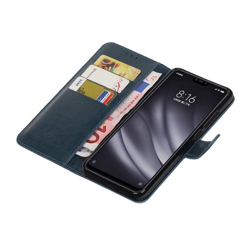 Pull Up Bookstyle para XiaoMi Mi 8 Lite Blue
