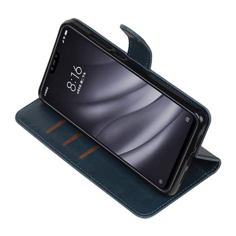 Pull Up Bookstyle for XiaoMi Mi 8 Lite Blue