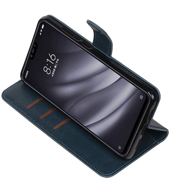 Pull Up Bookstyle for XiaoMi Mi 8 Lite Blue