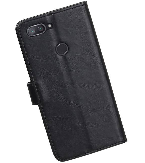 Pull Up Bookstyle voor XiaoMi Mi 8 Lite Zwart